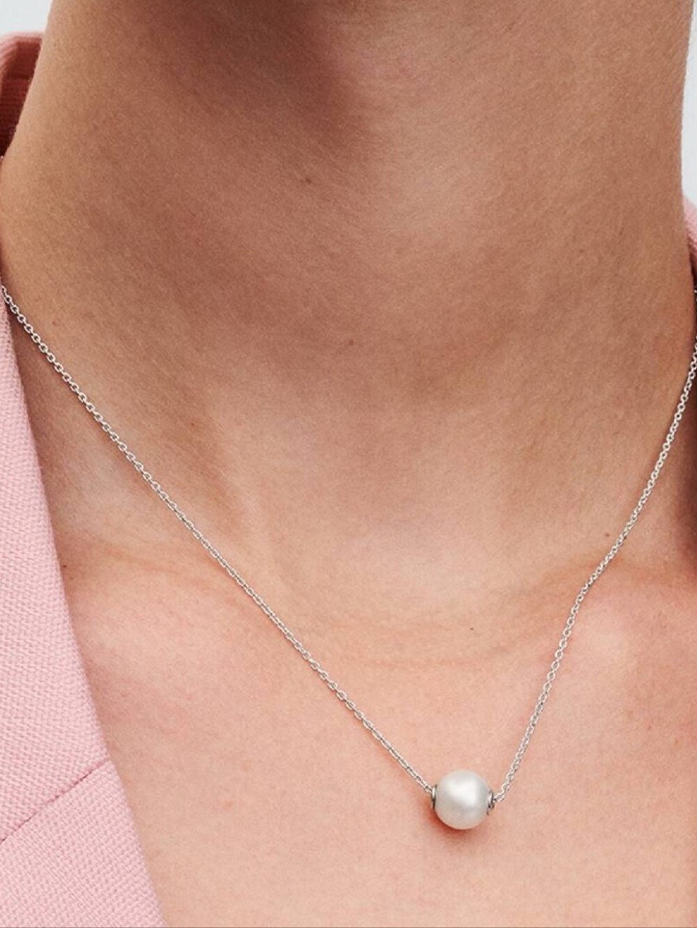 Pandora Pearl White Necklace - Picture 2 of 5